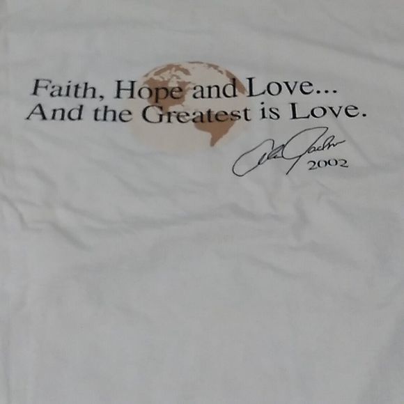 Vintage Alan Jackson 2002 Faith Hope And Love T Shirt Size L Country Music - Picture 7 of 12